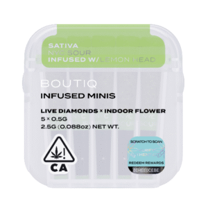 Boutiq Infused Minis Pre Rolls NYC Sour x Lemon Head
